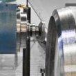 Beveling a part using Groupe CMA's gantry milling machine