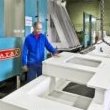 Flanging cover before machining operations - Anayak milling machine 